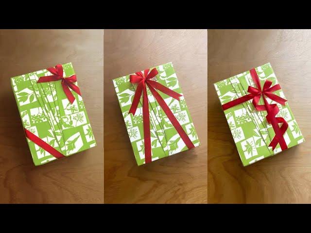 How to Wrap Your Ribbon: easy ribbon binding techniques for gift wrap