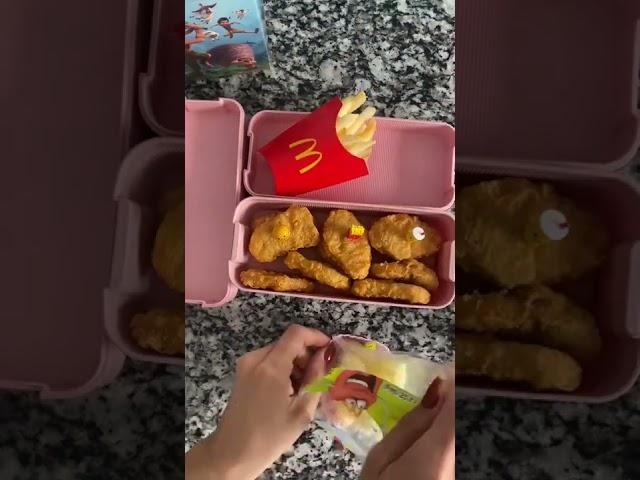 Lunch for my kids - McDonalds bento box for kids #shorts