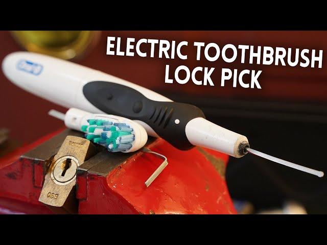 Electric Lock Pick Made From an Electric Toothbrush