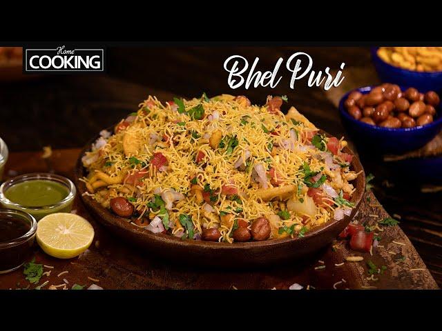 Bhel Puri Recipe | Indian Street Food | Chaat Recipe | Easy Snacks Recipes | Basic Chutney for Chaat