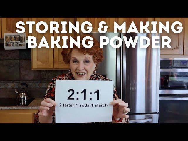 Storing & Making Baking Powder