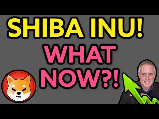 SHIBA INU - WHAT NOW? WHAT'S NEXT? ARE SHIBOSHIS GOING TO HELP?