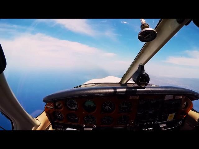 Approach into Tenerife North Airport