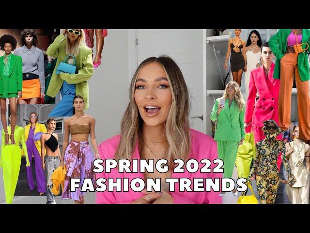 TOP 10 SPRING/SUMMER TRENDS FOR 2022! BRING ON THE COLOUR