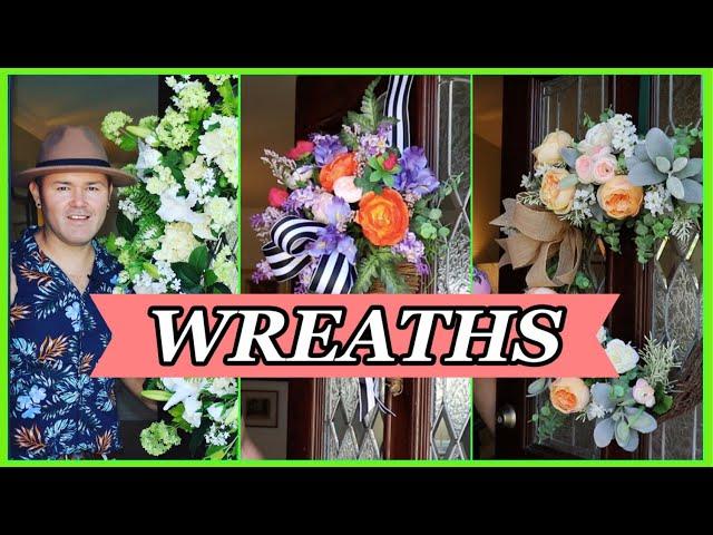 INTERIOR DESIGN / How To Make A Statement At The Front Door / Spring Wreaths / Ramon At Home