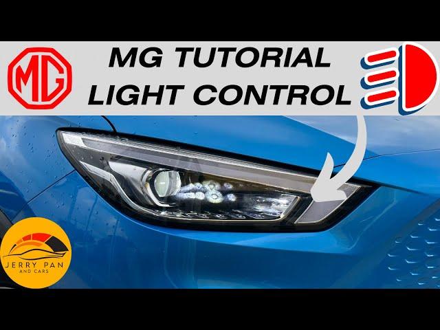 MG Tutorial - Light Control - Headlight, High Beam, Fog Light & More - ZS, ZST, MG3, HS ...