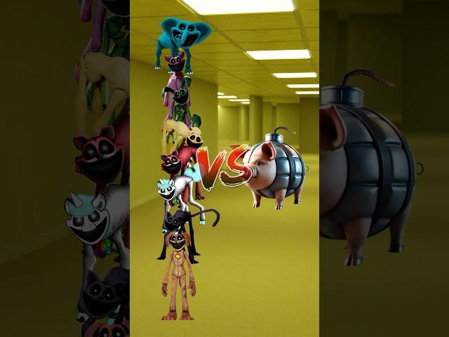 Big Smiling Critters VS Svinino Bombondino #shorts #smilingcritters #brainrot