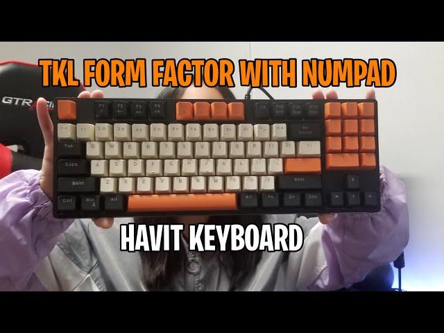 A TKL Form Factor with a Numpad - Havit KB487L Mechanical Keyboard