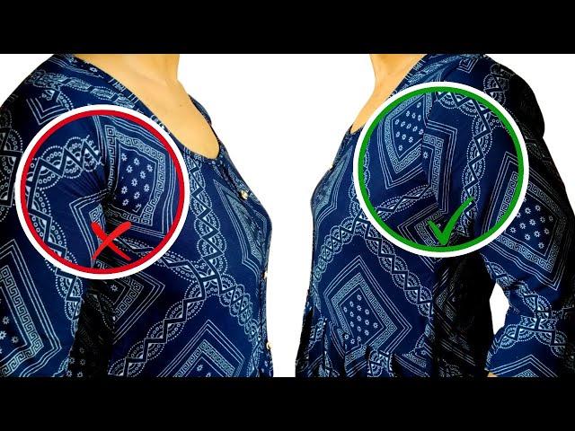 How to loosen a tight armhole? If there is no margin kurti, blouse sleeve/Sewing Tips and Tricks