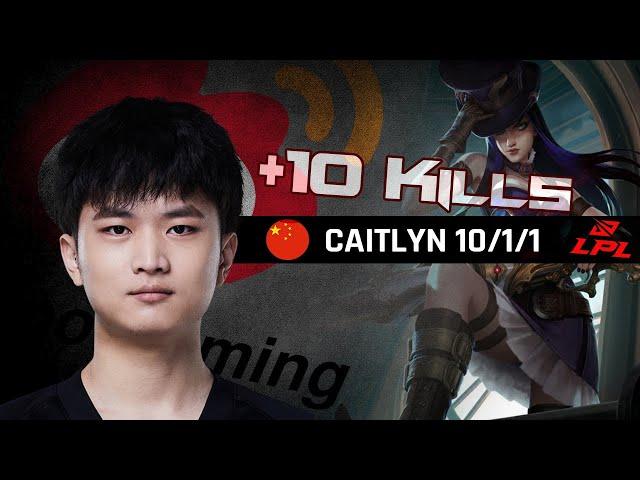 Highlights WBG Huanfeng with Caitlyn - LPL Spring 2022