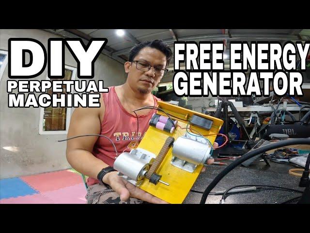 DIY HOME FREE ENERGY GENERATOR PERPETUAL MACHINE DOUBLE MOTOR DRIVER