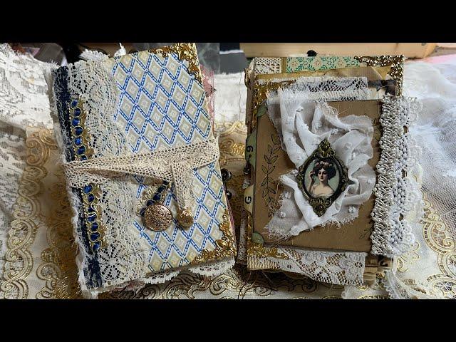 Vintage junk journal flip through