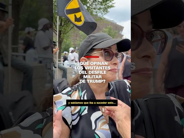 Esto opina la gente sobre el desfile militar de Trump
