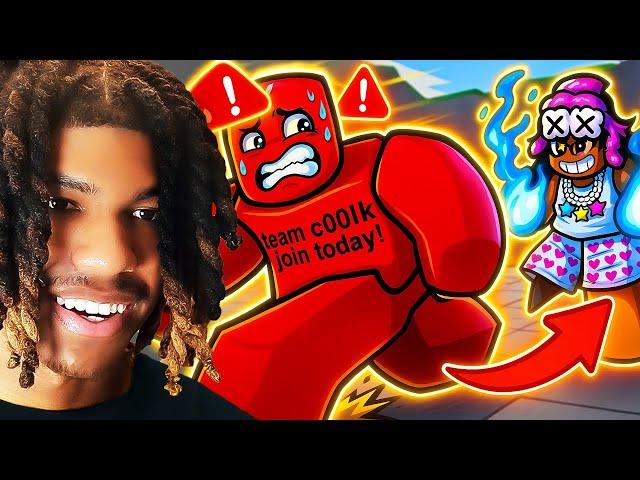 I fought C00lkid in The Strongest Battlegrounds!