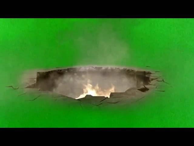 earth blast green screen