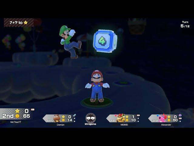 Super Mario Party Jamboree - Mario vs Bowser vs Birdo vs Goomba - Mario's Rainbow Castle