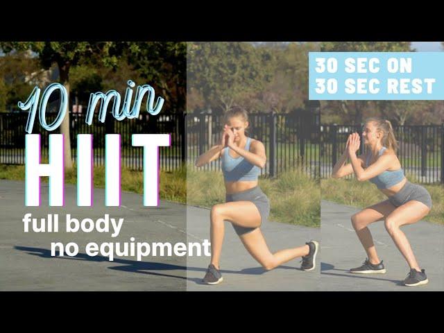 INTENSE 10MIN HIIT [30 sec on, 30 sec off ]
