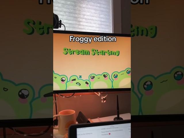 Free FROGGY stream overlay pack #streamoverlay #twitchoverlay #freeoverlays