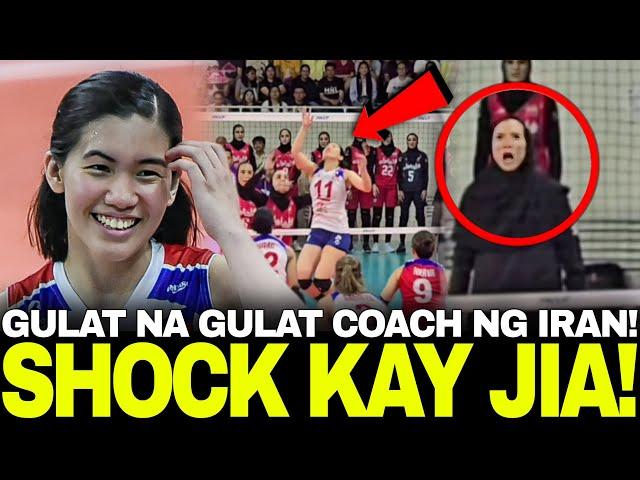 Ganito MANG-GULAT si Jia Morado-De Guzman! GRABE SHOCK na SHOCK ang COACH ng IRAN!! | AVC 2024