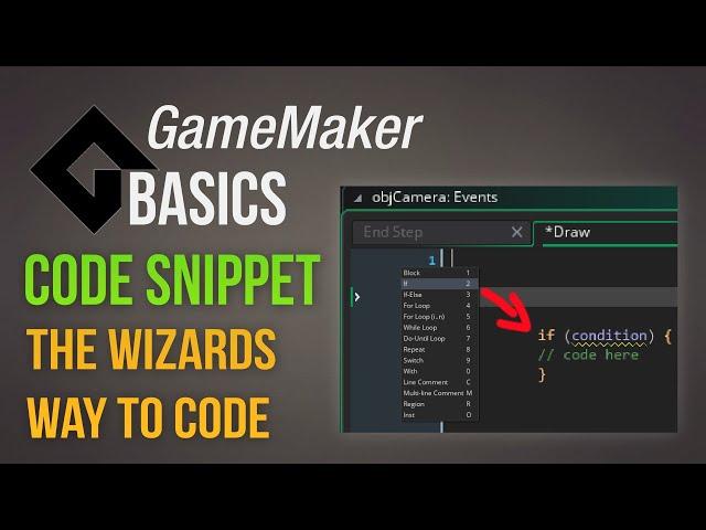 (Code) snippet - The code wizards way [Game Maker | Basics]