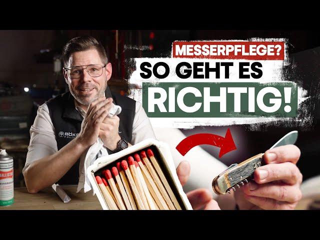 Wie geht die richtige Messer Pflege? - Darauf musst du achten!