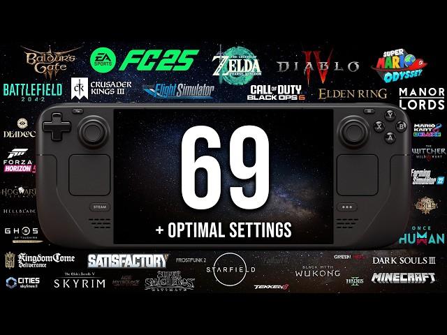 Steam Deck 69 GAMES TESTED! + Optimal Settings