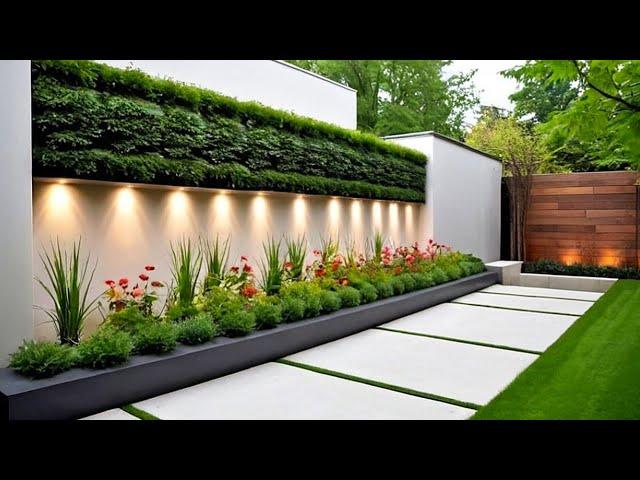 300 NEW Home Garden Wall Design Ideas 2024 Backyard Boundary Fence Designs | Garden Wall Decor Ideas