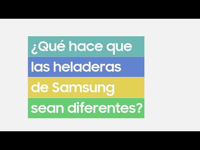 Heladeras Samsung: ¿qué las diferencia? 