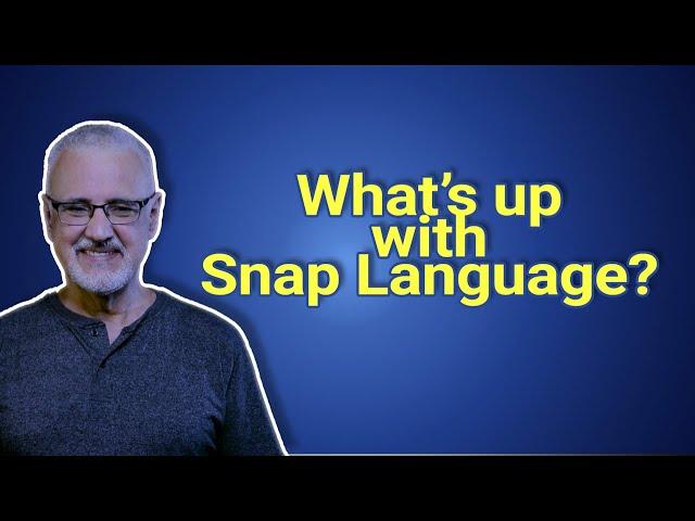 What's the deal with Snap Language and Snap Language Learner?