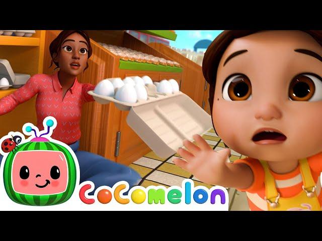 Humpty Dumpty at the Grocery Store | Nina Time | CoComelon Kids Songs & Nursery Rhymes