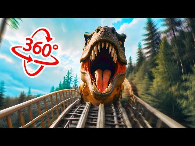 Heart-Pounding 360° VR Roller Coaster Thrill Ride