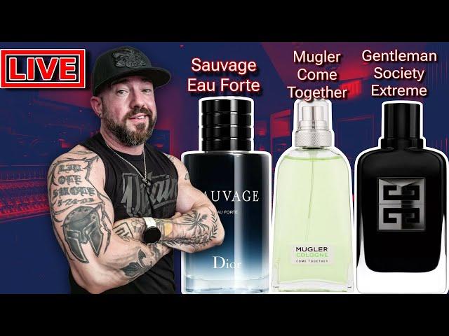 NEW Dior Sauvage EAU FORTE, Givenchy Gentleman Society Extreme, Mugler Cologne Come Together