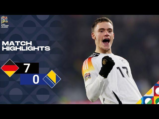 Germany vs Bosnia | 7-0 | Highlights | UEFA Nations League 2024-25