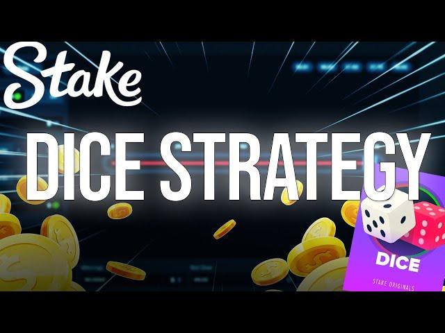 My Favorite Dice Strategy right now! | Stake US