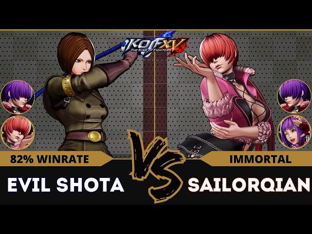 KOFXVEVIL SHOTA (O.Shermie/Whip/Shermie) vs SAILORQIAN (Shermie/O.Shermie/Athena)Replay Match