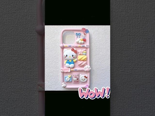 how to make a Phone Case Kitty #diyideas #phonecase #kitty #case #crafts #tutorials