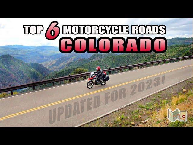 Best MOTORCYCLE Rides in Colorado | Top 6 Rides!