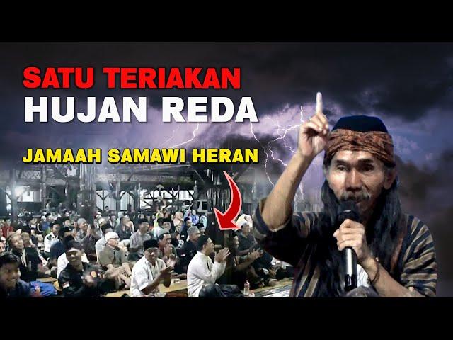 ABUYA GHUFRON MENGHENTIKAN HUJAN, JAMAAH HERAN