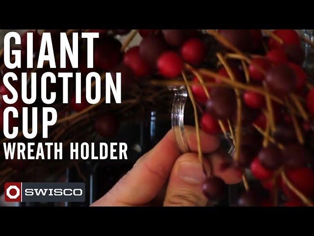 SWISCO Giant Suction Cup Wreath Holder