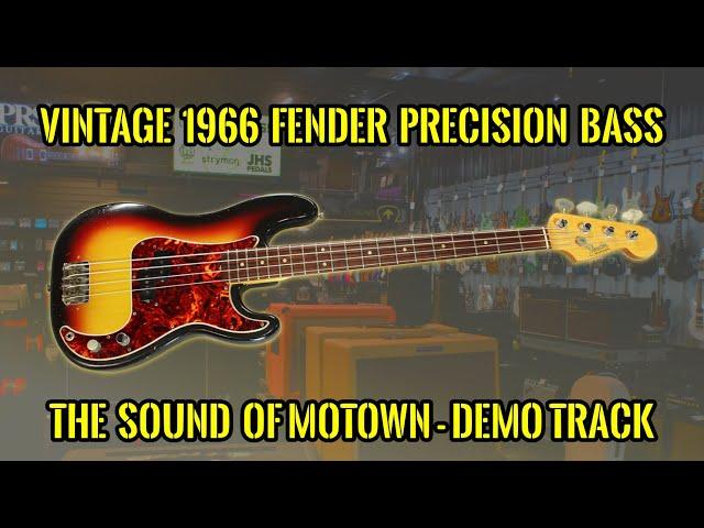 Vintage 1966 Fender Precision Bass | The Motown Bass Sound | Tone Tailors