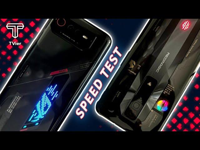 ASUS ROG 6 VS NUBIA REDMAGIC 7 • SPEED TEST • 3D MARK WILDLIFE EXTREME STRESS TEST