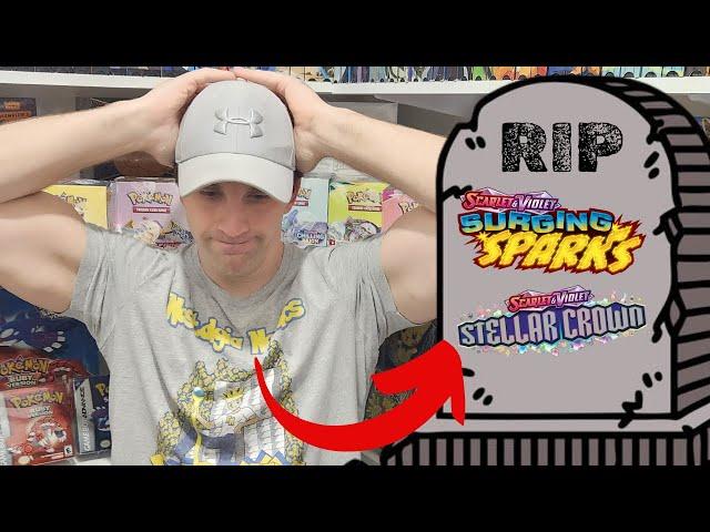 Pokemon INVESTING Mistake! Surging Spark, Stellar Crown BUST!