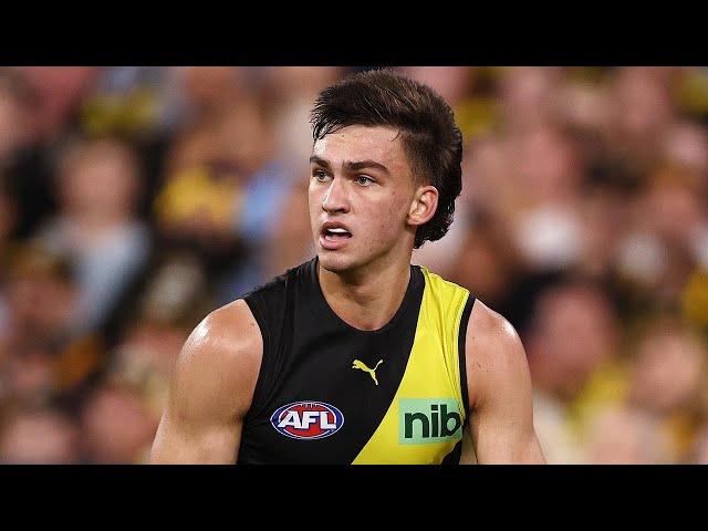 Josh Gibcus AFL Debut Highlights (10 Disposals, 3 Intercepts)