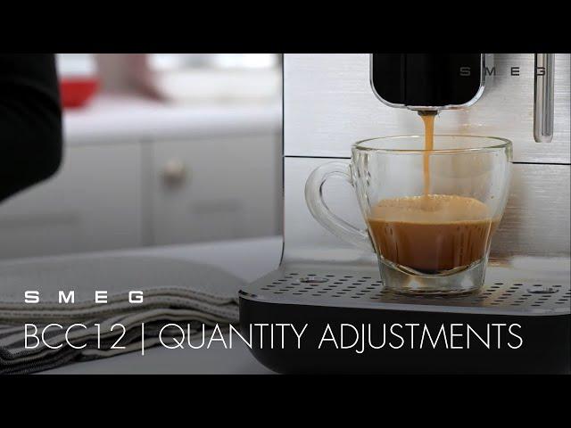 How to Customise the Quantity of Coffee on your Bean to Cup Machine | Smeg BCC02 & BCC12