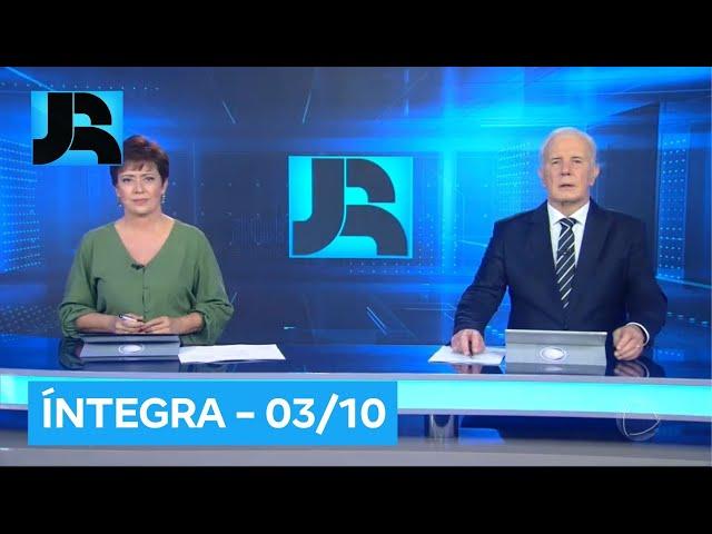 Assista à íntegra do Jornal da Record | 03/10/2024