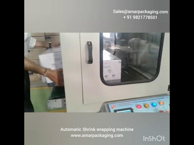 Shrink tunnel machine - Box Wrapping