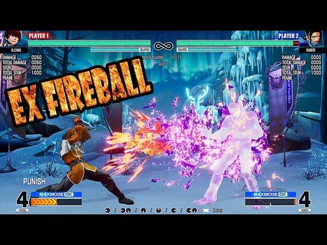 KOF XV: O.CHRIS - 236AC Counter Hit !