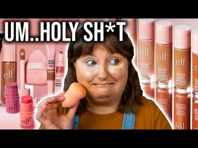 UM.. HOLY SH*T!! FULL FACE TESTING ELF COSMETICS