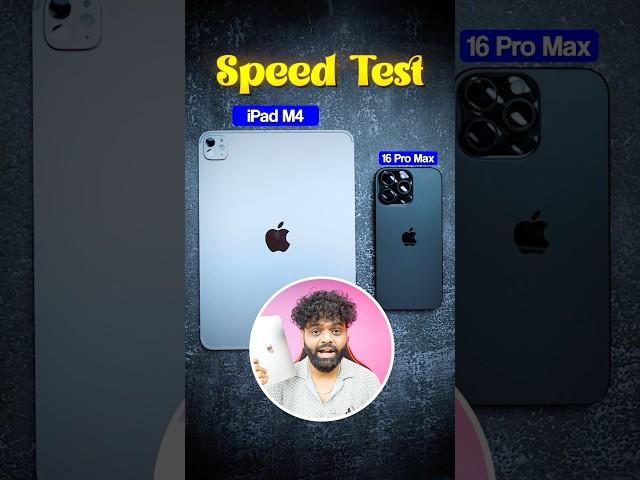 Ultimate Speed Test : iPAD Pro M4 vs iPhone 16 Pro Max! 