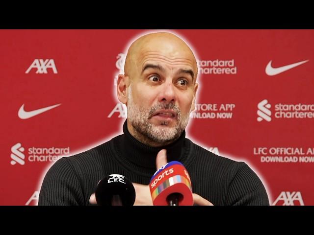 'I DIDN'T EXPECT Anfield to chant SACKED IN THE MORNING!' | Pep Guardiola | Liverpool 2-0 Man City